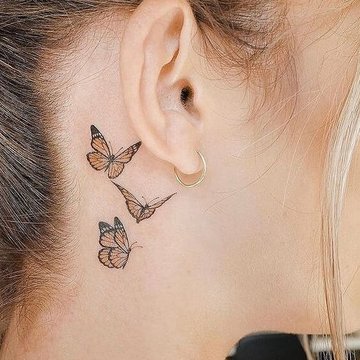 Тату на шее (14)