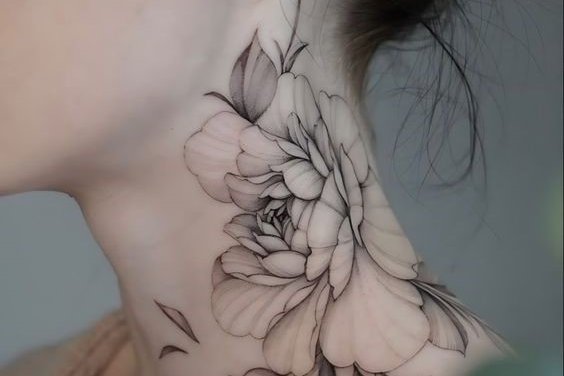 Тату на шее (29)