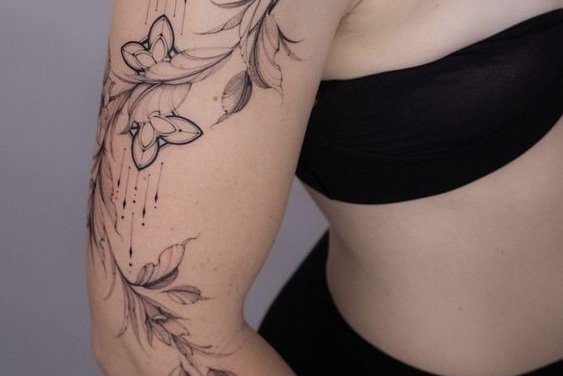 Женские тату на руках (7)