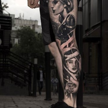 тату на ногах (3)