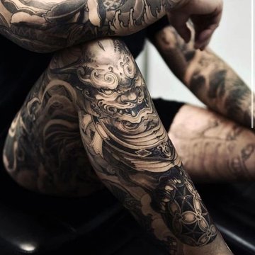 тату на ногах (6)